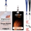Custom Digital ID / Credential Badge 3 3/8 x 2 1/8 with Logo L816