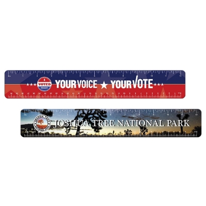 Custom 12 Inch Ruler Tag with Logo L853