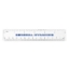 Custom Crystal Clear 6 Inch Ruler with Logo L860