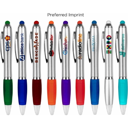 Custom The Silver Grenada Stylus Pen with Logo P735