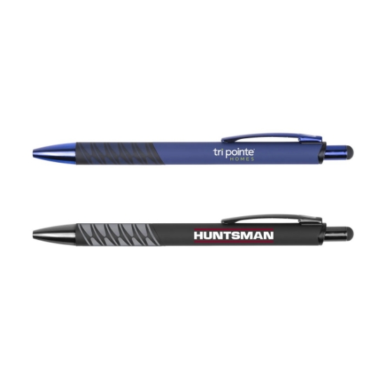 Custom LumiGrip Iridescent Stylus Pen with Logo P775