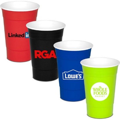 Custom DoubleChill Party Cup 16oz. with Logo S701