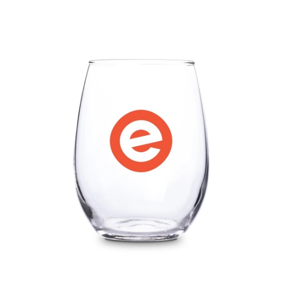 Custom 15oz. Stemless Wine Glass with Logo S802