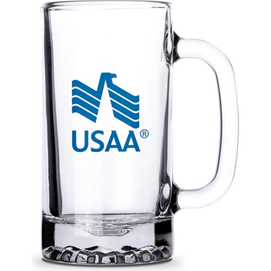 Custom 16oz. Glass Beer Tankard with Logo S804