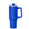 Promotional The Hippo Mug & Straw Lid with Twist Closure - 40 oz Blue S910