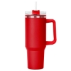 Promotional Hippo Lite Mug & Straw Lid with Twist Closure - 40 oz. Red S912