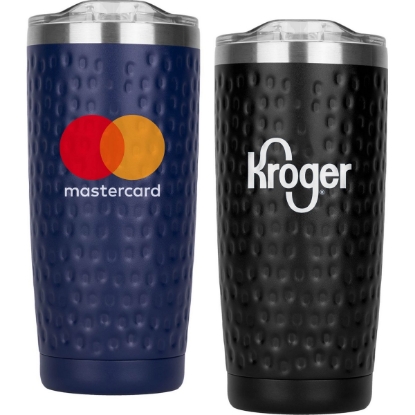 Custom Dover Dimpled 20oz. Double Wall SS Mug with Logo S955