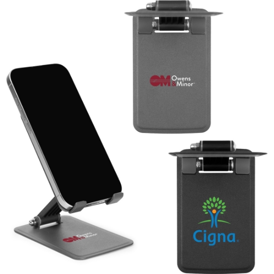 Custom SteelGrip Phone Stand with Logo T133