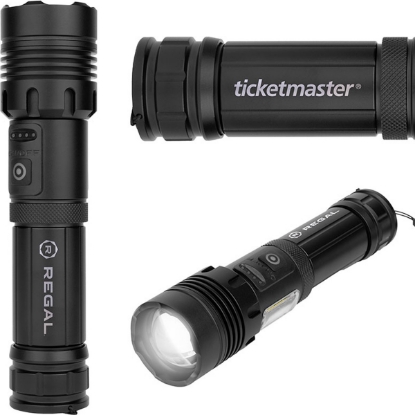 Custom 1200LM Metal Flashlight with 2000mAh Rechargeable Battery with Logo T147