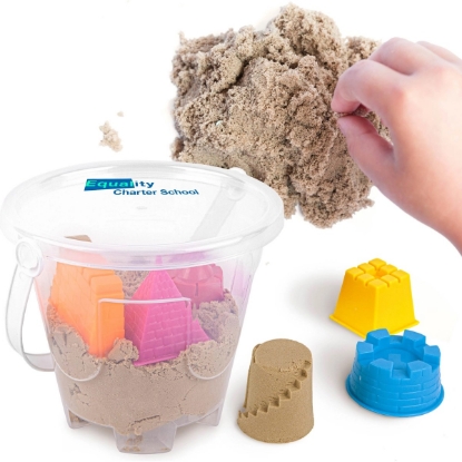 Custom 21 oz. Magic Sand Set with 6pcs Mold - Medium with Logo T153