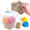 Promotional 21 oz. Magic Sand Set with 6pcs Mold - Medium Clear T153
