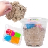 Promotional 35 oz. Magic Sand Set with 6pc Molds - Large Clear T154