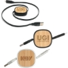 Promotional BambooRetract 4-in-1 Charging Cable Black T190