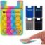 Custom Popper Stress Reliever Silicone Phone Wallet with Logo T517