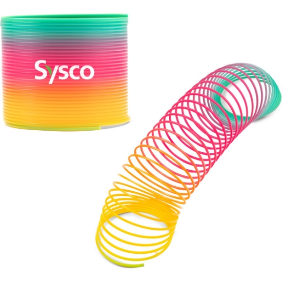 Custom RainbowSpring Toy with Logo T527