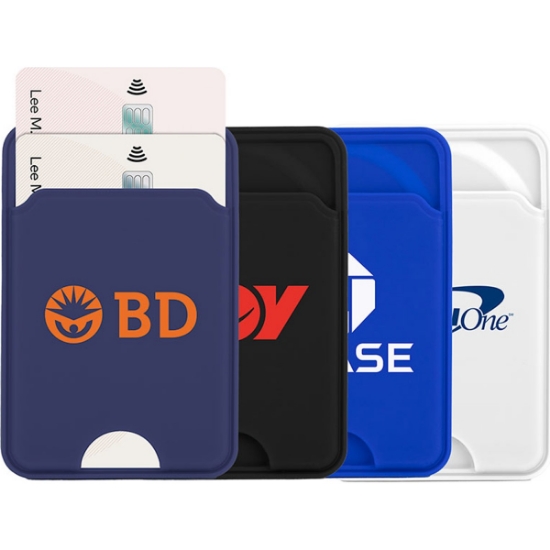 Custom MagSafe Silicone Phone Wallet with Logo T552