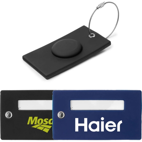 Custom TrackTag Silicone Luggage Tag with Logo T597