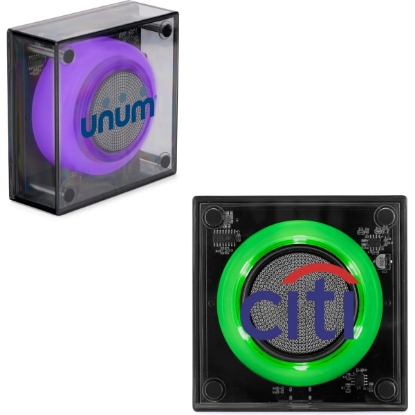 Custom LuminClear Magnetic Light-Up Wireless Speaker with Logo T604