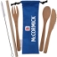 Custom Bamboo Utensils with RPET Pouch with Logo T615