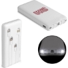 Custom CoreCharge Multi-Charging Power Bank with LED Flashlight with Logo T820