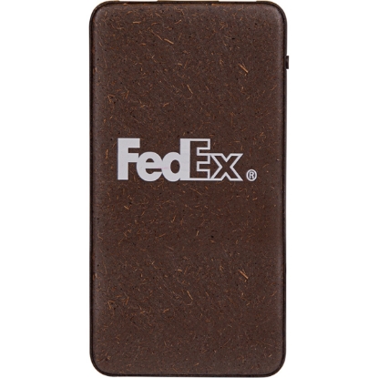 Custom Sustainable Coconut 5,000mAh Power Bank with Logo T838
