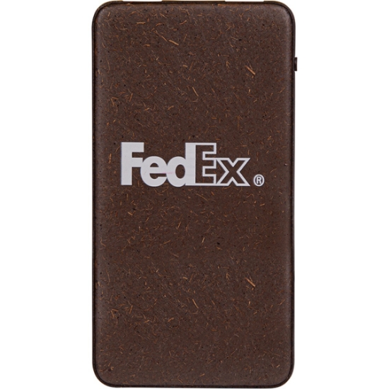 Custom Sustainable Coconut 5,000mAh Power Bank with Logo T838