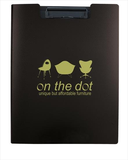 Custom Clipboard Folder - Black