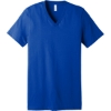 Custom BELLA+CANVAS Unisex Jersey Short Sleeve V-Neck Tee. True Royal Blue
