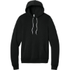 Custom BELLA+CANVAS Unisex Sponge Fleece Pullover Hoodie. DTG Black