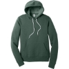 Custom BELLA+CANVAS Unisex Sponge Fleece Pullover Hoodie. Heather Forest Green