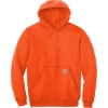Custom Carhartt Midweight Hooded Sweatshirt. Brite Orange
