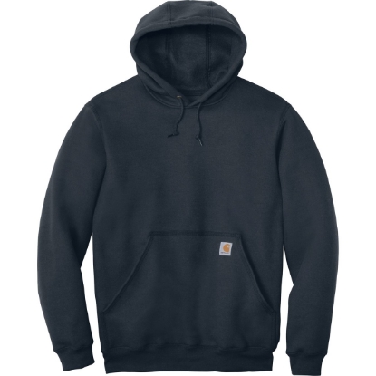 Custom Carhartt Midweight Hooded Sweatshirt. New Navy Blue