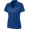 Custom Sport-Tek Womens Dri-Mesh V-Neck Polo. Royal Blue