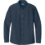 Custom Port & Co Womens Long Sleeve Value Denim Shirt. Ink Blue