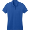 Custom Nike Womens Dry Essential Solid Polo Game Royal Blue
