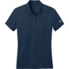 Custom Nike Womens Dry Essential Solid Polo Midnight Navy Blue