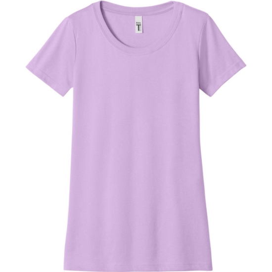 Custom Next Level Apparel Womens Ideal Tee Lilac Purple