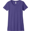 Custom Next Level Apparel Womens Ideal Tee Purple Rush