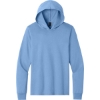 Custom Port & Co Core Cotton Pullover Hooded Tee Carolina Blue
