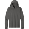 Custom Port & Co Core Cotton Pullover Hooded Tee Charcoal Gray