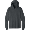 Custom Port & Co Core Cotton Pullover Hooded Tee Dark Heather Gray