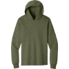 Custom Port & Co Core Cotton Pullover Hooded Tee Olive Drab Green Heather