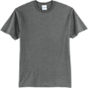 Custom Port & Co Core Blend Tee. Graphite Heather Gray
