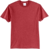 Custom Port & Co Core Blend Tee. Heather Red
