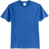 Custom Port & Co Core Blend Tee. Heather Royal Blue