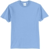 Custom Port & Co Core Blend Tee. Light Blue