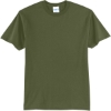 Custom Port & Co Core Blend Tee. Olive Drab Green