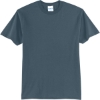 Custom Port & Co Core Blend Tee. Steel Blue