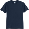 Custom Port & Co Core Blend Tee. True Navy Blue