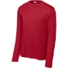 Custom Sport-Tek Long Sleeve PosiCharge Competitor Tee. Deep Red